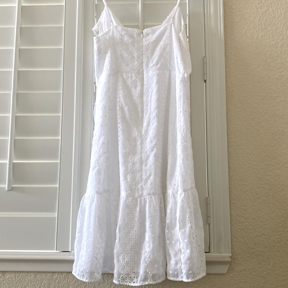 Express | Ruffle Wrap Spaghetti Strap Dress - Picture 2 of 6